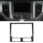 Carbon Fiber Car Navigation Panel Decorative Sticker for Porsche Macan, Navigation Panel