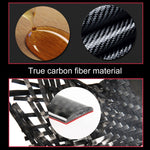 Carbon Fiber Car Water Cup Gear Frame Decorative Sticker for Jaguar F-PACE, Water Cup Gear Frame