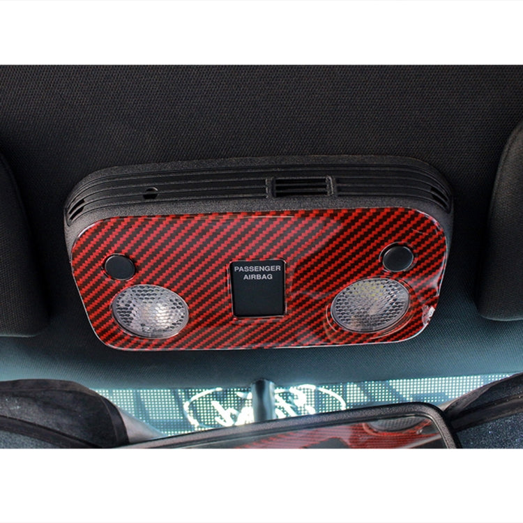 Car Carbon Fiber Roof Light Panel Decorative Sticker for Ford Mustang 2015-2020, Roof Light