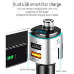 Đèn không khí nhiều màu sắc đa chức năng Bluetooth 5.0 BC42 cho ô tô, hỗ trợ thẻ TF & USB & FM, BC42