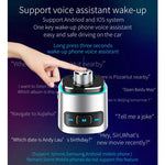 Đèn không khí nhiều màu sắc đa chức năng Bluetooth 5.0 BC42 cho ô tô, hỗ trợ thẻ TF & USB & FM, BC42