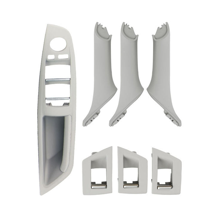 Car Imported Version Inside Doors Handle Pull Trim Cover 5141 7225 873 for BMW F10 F18, Left Driving, Imported Version (Dark Coffee), Imported Version (Beige White), Imported Version (Grey), Imported Version (Beige), Imported Version (Wine Red)