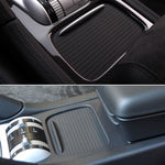 Car Center Console Water Cup Holder Cover Trim for Porsche Cayenne 2003-2010, Left Driving, Left Hand Drive