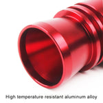 Universal Aluminum Turbo Sound Exhaust Muffler Pipe Whistle Car / Motorcycle Simulator Whistler, Size: XL, Outside Diameter: 35mm, Size: XL (Black), Size: XL (Gold), Size: XL (Blue), Size: XL (Red), Size: XL (Silver)