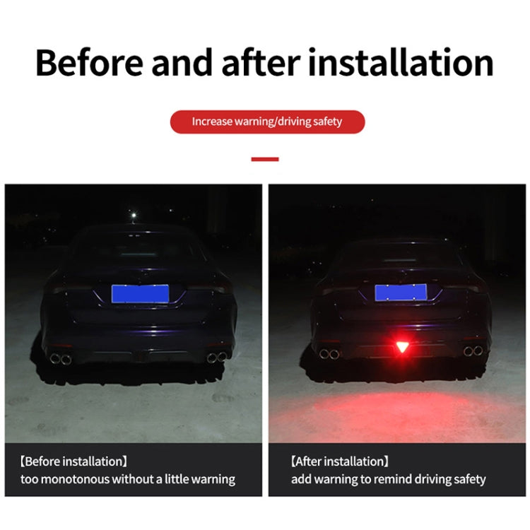 Đèn hậu LED hình tam giác kiểu Y cho xe đạp / xe đạp địa hình, kiểu Y