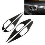 4 PCS Car Carbon Fiber Door Inner Handle Panel Decorative Sticker for Infiniti Q50 2014-2020, Door Inner Handle Panel (B)