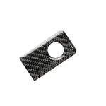 Tem trang trí hộp đựng đồ ghế hành khách trước bằng sợi carbon cho Infiniti Q50 / Q60 2014-2020, lái bên trái, hộp đựng đồ ghế hành khách trước