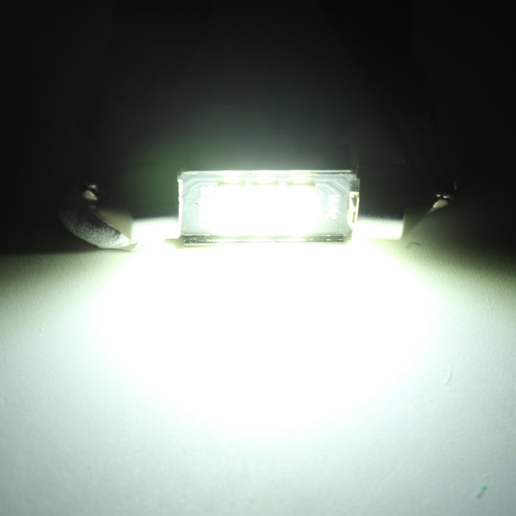 2 PCS 39mm DC12V / 2.5W / 6000K / 170LM 6LEDs SMD-3030 Car Reading Lamp Dome Light, 39mm