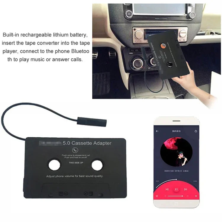 Bộ chuyển đổi Bluetooth đa năng cho băng cassette ô tô MP3 / SBC / âm thanh stereo Bluetooth, bộ chuyển đổi Bluetooth