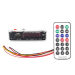 Bảng giải mã máy nghe nhạc MP3 ô tô 5V màn hình màu, radio FM, thẻ SD, USB, có chức năng Bluetooth và điều khiển từ xa, 5V