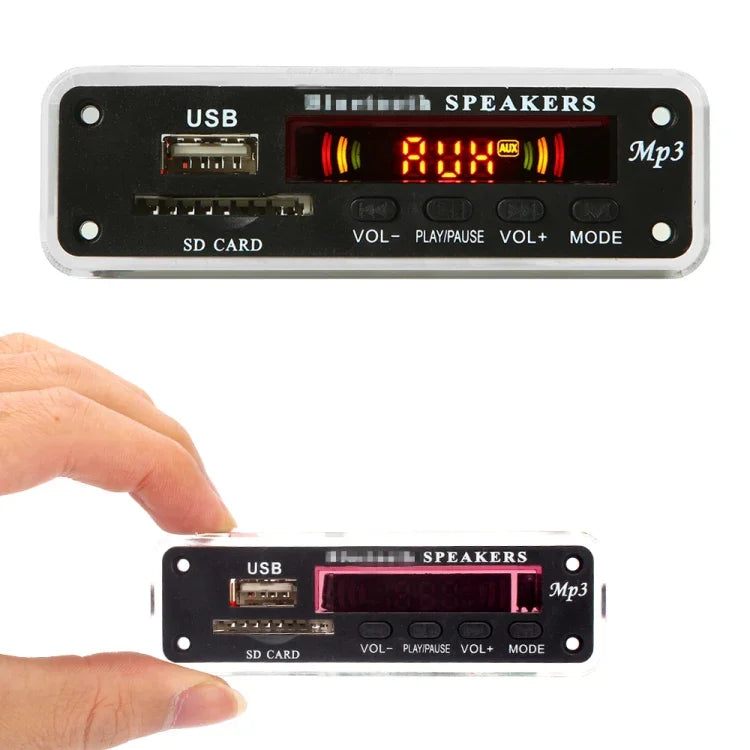 Bảng giải mã máy nghe nhạc MP3 ô tô 5V màn hình màu, radio FM, thẻ SD, USB, có chức năng Bluetooth và điều khiển từ xa, 5V