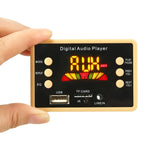Bảng giải mã MP3 âm thanh màn hình màu 5V cho xe hơi, radio FM, thẻ TF, USB, có chức năng Bluetooth và điều khiển từ xa, 5V