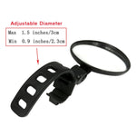 Gương chiếu hậu xe đạp xoay 360 độ, điều chỉnh góc rộng, gương cầu lồi, gương chiếu hậu xe đạp