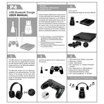 Bộ thu phát USB 4.0 Bluetooth cho Sony PlayStation PS4, Dùng cho PS4