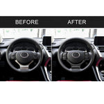 4 in 1 Car Carbon Fiber Steering Wheel Button Decorative Sticker for Lexus IS250 NX200 200t 300h, Left and Right Drive Universal, For Lexus IS250 NX200 200t 300h