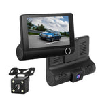 Camera hành trình ô tô 3 trong 1 4 inch Góc rộng 170 độ, tầm nhìn ban đêm HD 1080P, Hỗ trợ phát hiện chuyển động / cảm biến G, 4 inch