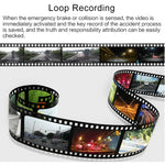 Camera hành trình ô tô 3 trong 1 4 inch Góc rộng 170 độ, tầm nhìn ban đêm HD 1080P, Hỗ trợ phát hiện chuyển động / cảm biến G, 4 inch