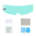 Motorcycle Helmet Visor Anti-fog Shield Helmet Film, 24.5x7.5cm