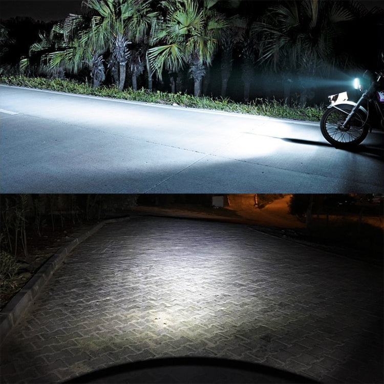H4 DC9-18V / 4.7W (H)2.2W(L) / 6000K / 500LM Motorcycle LED Headlight with COB Lamp Beads, H4