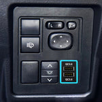 Car QC3.0 Fast Charge USB Interface Modification Charger for Toyota, Fuse to Take Power, Fuse (Ice Blue Light), Fuse (Blue Light), Fuse (Green Light), Fuse (Orange Light), Fuse (Red Light)