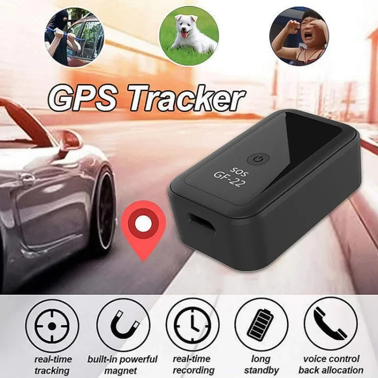 Thiết bị chống trộm định vị GPS xe GF22, định vị từ tính, chống mất, điều khiển bằng giọng nói có thể ghi âm, GF22