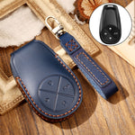 Hallmo Car Cowhide Leather Key Protective Cover Key Case for NIO ES6 / ES8, For NIO ES6 / ES8