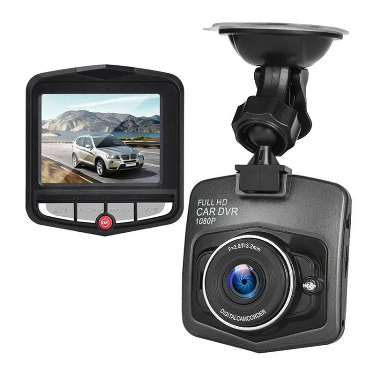 Camera hành trình ô tô 2.4 inch ghi hình đơn 480P, hỗ trợ giám sát đỗ xe / ghi vòng lặp (màu đen), 2.4 inch