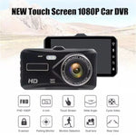 X97 Camera hành trình ô tô 4 inch ghi hình kép trước và sau HD 1080P, tầm nhìn ban đêm, hỗ trợ ghi vòng lặp / giám sát đỗ xe, X97