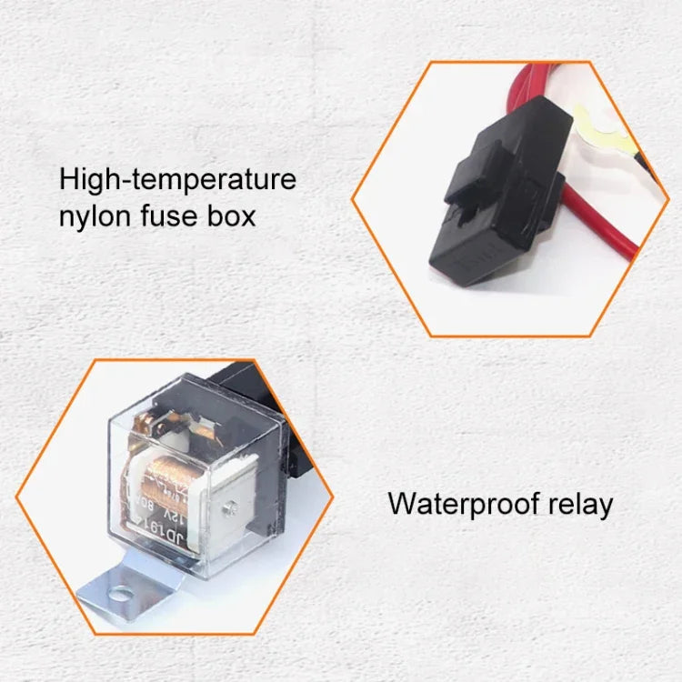 Dây điện rơ le còi xe hơi 12V, 12V