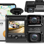 Z30 Camera hành trình ô tô WiFi 2 ống kính HD 2160P, tầm nhìn ban đêm không đèn, quay toàn cảnh 360 độ, phiên bản GPS, Z30 phiên bản GPS
