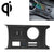 HFC-1053 Car Qi Standard Wireless Charger 15W / 10W Quick Charging for Audi A3 2021-2022, Left Driving, HFC-1053