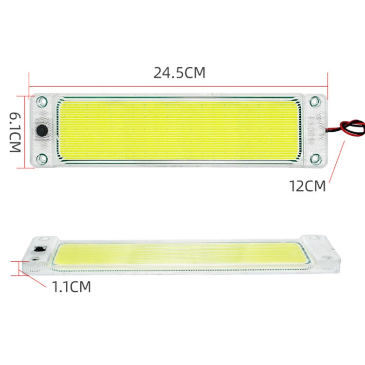 2 PCS ZS-3346 DC24V High Bright 105 COB Lamp Beads Car Dome Light Cabin Light Bar, ZS-3346