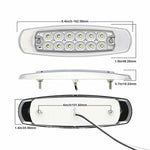 4 PCS MK-338 DC12-24V Truck 12LEDs Side Clearance Maker Light