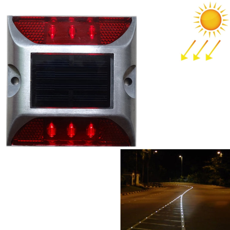 Đèn báo hiệu đường vuông năng lượng mặt trời, Đèn hướng dẫn xe, Đèn giảm tốc đường, Phiên bản sáng liên tục, Phiên bản sáng liên tục