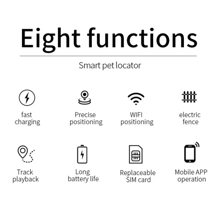 P03 Định vị GPS 2G chống nước cho thú cưng GPS+AGPS+WiFi+LBS, P03