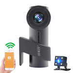 Camera đôi WiFi ô tô Ghi hình xe quay 360 độ ẩn, Camera đôi WiFi