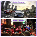 Camera hành trình xe hơi HD hồng ngoại ban đêm trước và sau, ghi hình lái xe, trước và sau