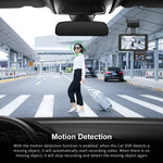 Camera hành trình xe hơi HD hồng ngoại ban đêm trước và sau, ghi hình lái xe, trước và sau