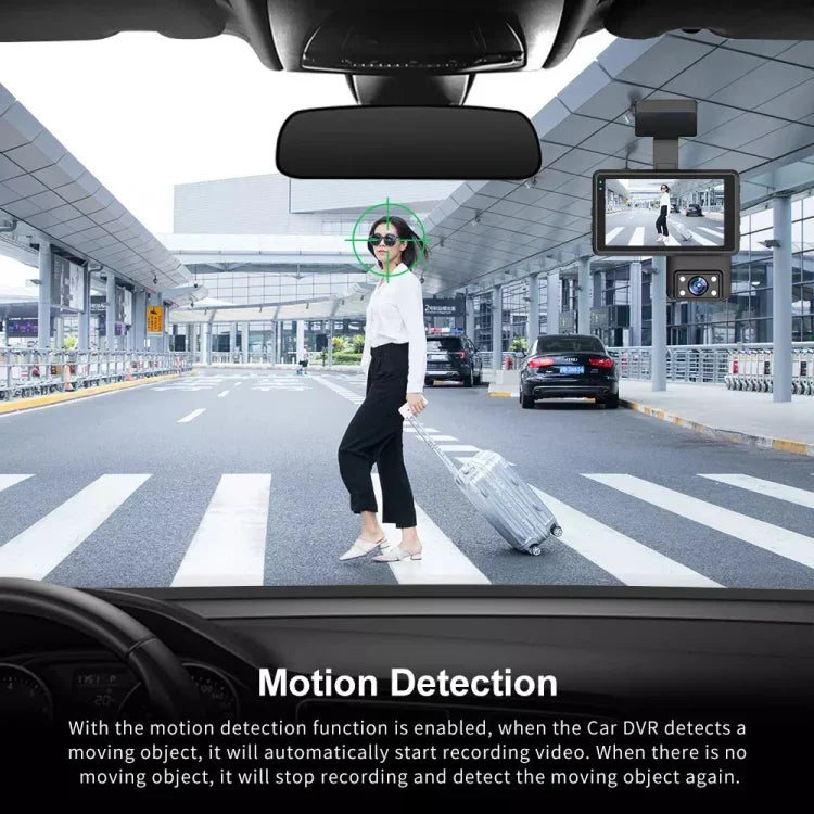 Camera hành trình xe hơi HD hồng ngoại ban đêm trước và sau, ghi hình lái xe, trước và sau