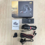 Camera hành trình ô tô 3 ống kính A2, A2 (màu đen)