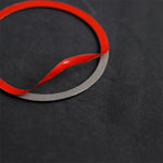Carbon Fiber Car Horn Circle Decorative Sticker for BMW E90 / E84 / 320i / 325i, Horn Circle