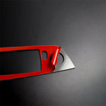 4 PCS Carbon Fiber Car Left Driving Lifting Panel Decorative Sticker without Folding for BMW E90 / 320i / 325i, Diameter: 35.8cm, without Folding,Diameter: 35.8cm