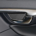 4 PCS Car Carbon Fiber Inner Door Bowl Decorative Stickers for Volvo V60 2010-2017 / S60 2010-2018, Left and Right Drive Universal, Inner Door Bowl