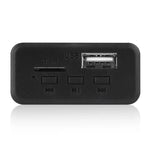 Bo giải mã MP3 âm thanh xe hơi 12V, radio FM, thẻ TF, USB AUX, có Bluetooth, 38, 38 (trắng)
