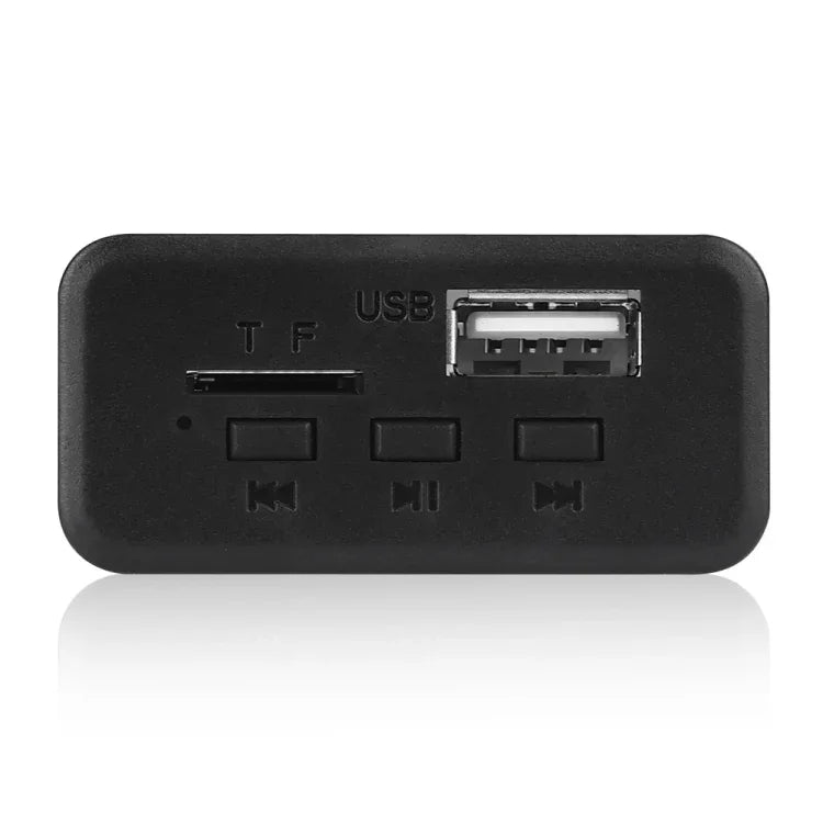 Bo giải mã MP3 âm thanh xe hơi 12V, radio FM, thẻ TF, USB AUX, có Bluetooth, 38, 38 (trắng)