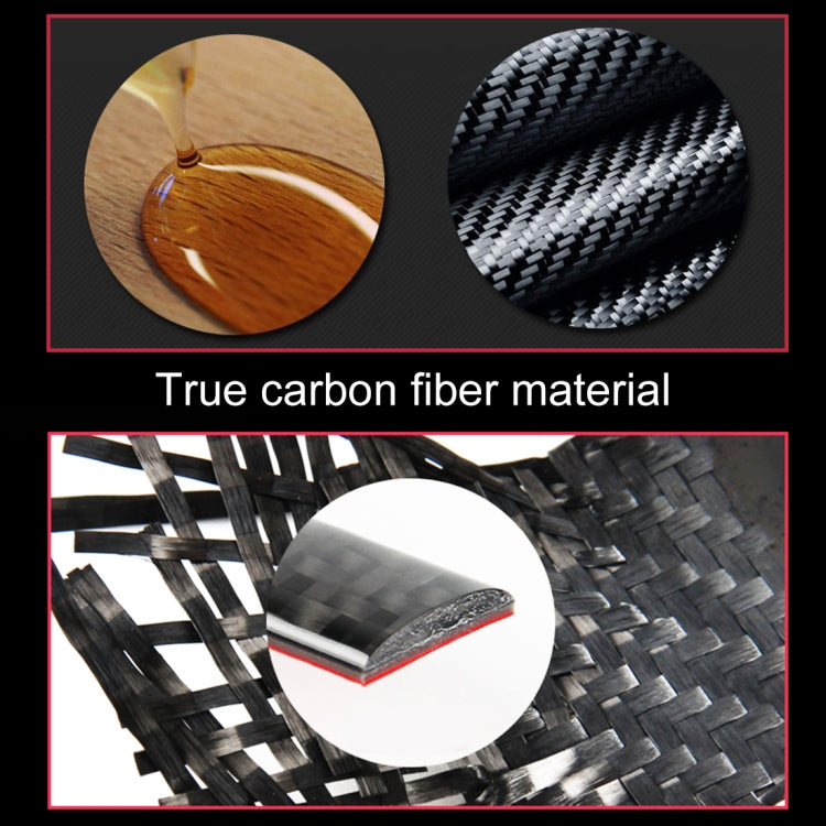 B Style Carbon Fiber Car Water Cup Decorative Sticker for Jaguar F-PACE, Water Cup (B Style)