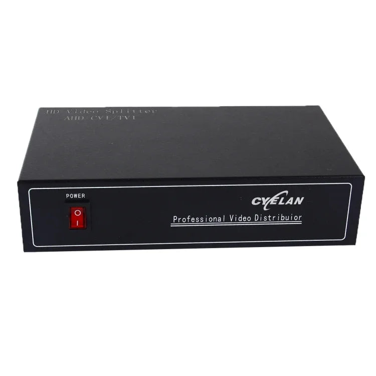 Bộ chia tín hiệu video 2 ra 4 cho cáp đồng trục AHD / CVI / TVI, 2 ra 4