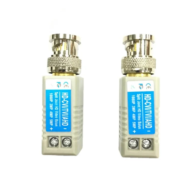 2 cái Anpwoo 100B Phiên bản nâng cấp Balun video thụ động 1 kênh HD-CVI/AHD/CVI loại vít đồng trục, Loại vít đồng trục