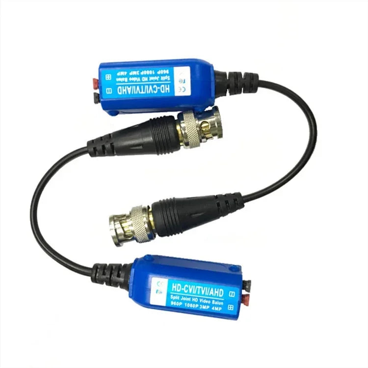 2 cái Anpwoo 210C Bộ chuyển đổi video thụ động không cần vít loại nối cáp đồng trục HD-CVI/AHD/TVI 1 kênh, Bộ chuyển đổi video