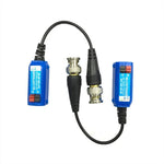 2 cái Anpwoo 800C Bộ chuyển đổi video thụ động loại không cần vít ép trên có thể nối cáp HD-CVI/AHD/HDVI 1 kênh, Bộ chuyển đổi thụ động